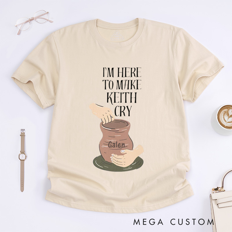Personalized Ceramicist Top Clay Artist Classic T-Shirts Potter T-Shirt Unisex Tee Funny Saying