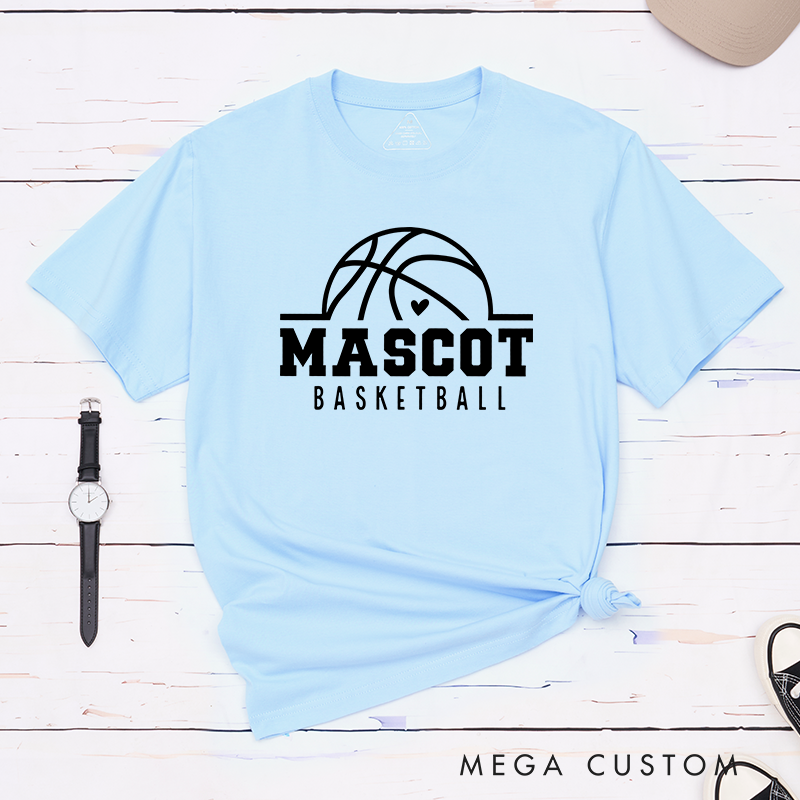 Personalized Basketball Jersey Style T-Shirt with Custom Name