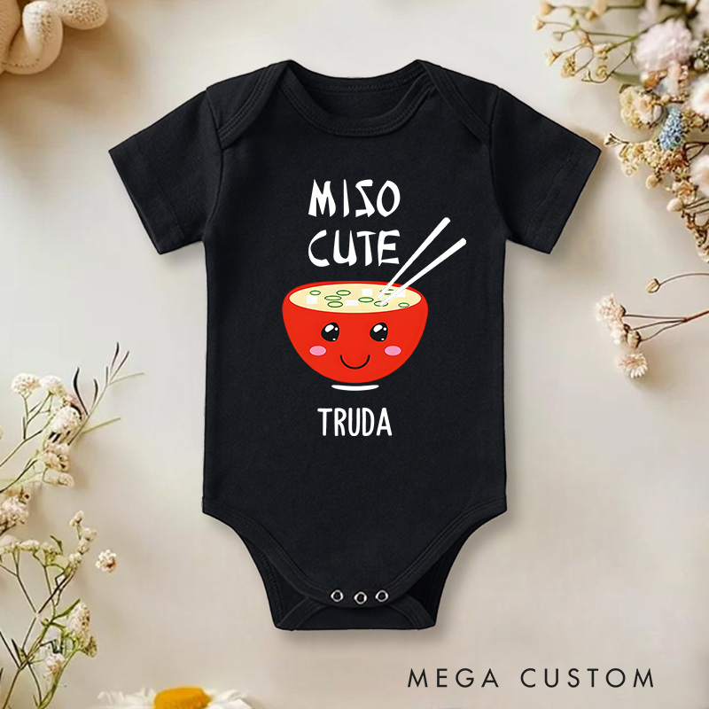 Personalized Cute Sushi Baby Onesie Baby Boys Girls Funny Gift