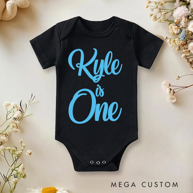 Personalized Personalised Baby First 1st Birthday Baby Onesie Funny Baby Gift