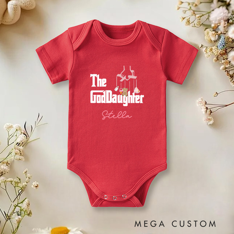 Personalized The Goddaughter Cute and Unique Godparent Gift Baby Onesie  