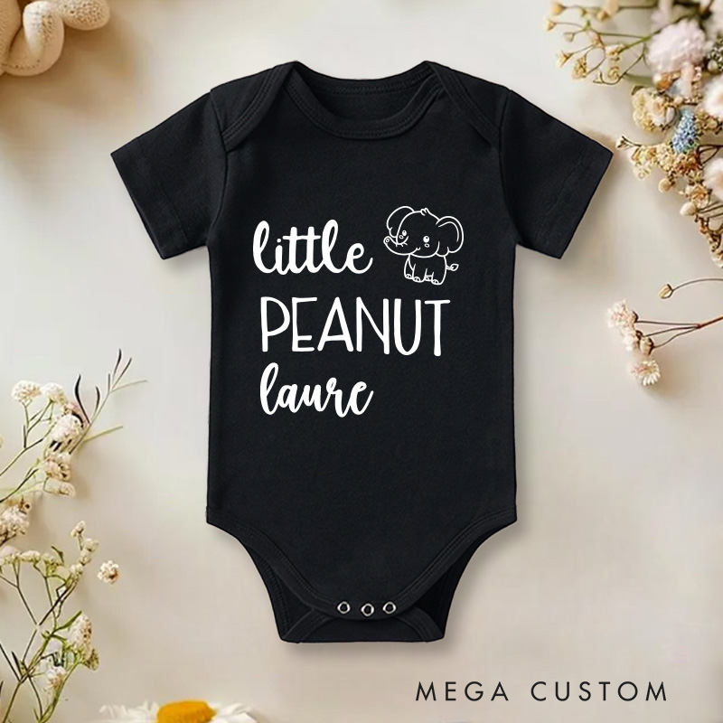 Personalized Little Peanut Baby Onesie Baby Shower Gift Unisex Newborn Baby Gift