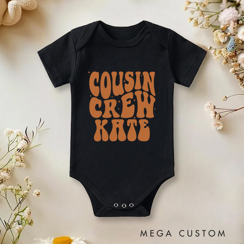 Personalized Cousin Crew Baby Onesie Cute Cousin Gift Funny Baby Gift