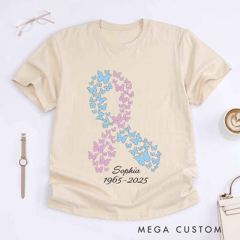 Personalized Pregnancy and Infant Loss T-Shirt Infant Loss Awareness Month Tee Infant Loss Gifts Gift