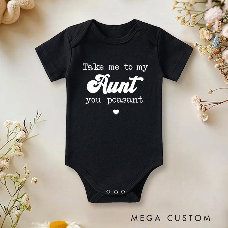 Personalized Take Me to My You Peasant Funny and Playful Royal Baby Quote Baby Gift Baby Onesie  
