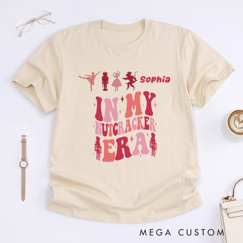 Personalized Ballet Era T-Shirt Custom Name Gift Unique Dance Performance Tee for Kids Girls Boys Unisex Present Family