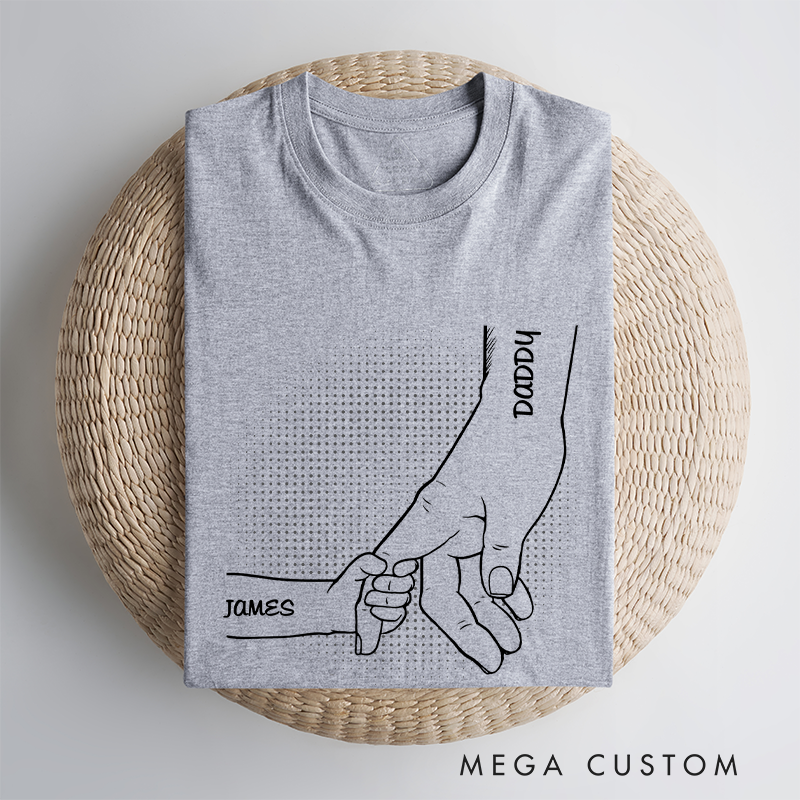 Personalized Hand In Hand I Will Always Protect You Classic T-Shirt