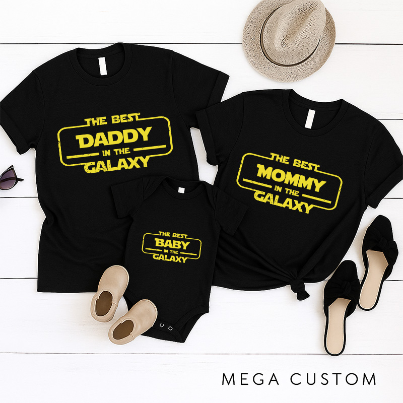 Personalized the Best Family Matching T-Shirts Family Reunion Party Matching Tshirt for Movie Lovers
