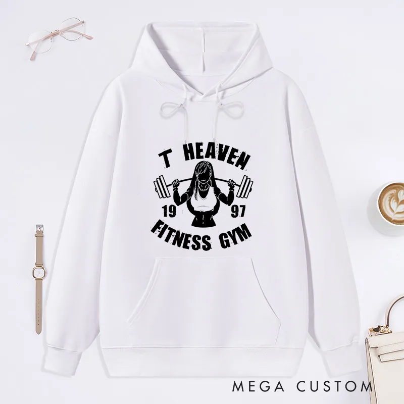 Personalized Gym Classic Hoodies with Inspiring Graphic for Fitness Enthusiasts Bodybuilders and Gym Lovers