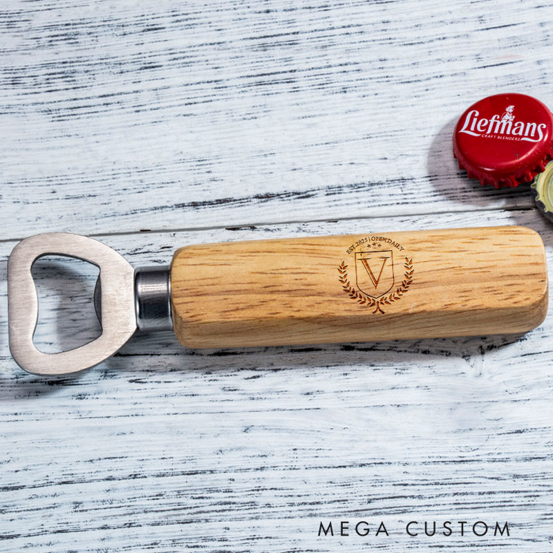 Personalized Bottle Opener Engraved Bottle Opener Home Bottle Opener House Warming Gift Open Daily  Gift Christmas Gift New Home Gift Fathers Day Gift