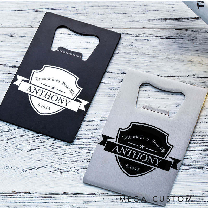 Personalized Bottle Opener Custom Housewarming New House Bottle Opener First Home Gift for Couple New Home Gift Our First Home Christmas Gift