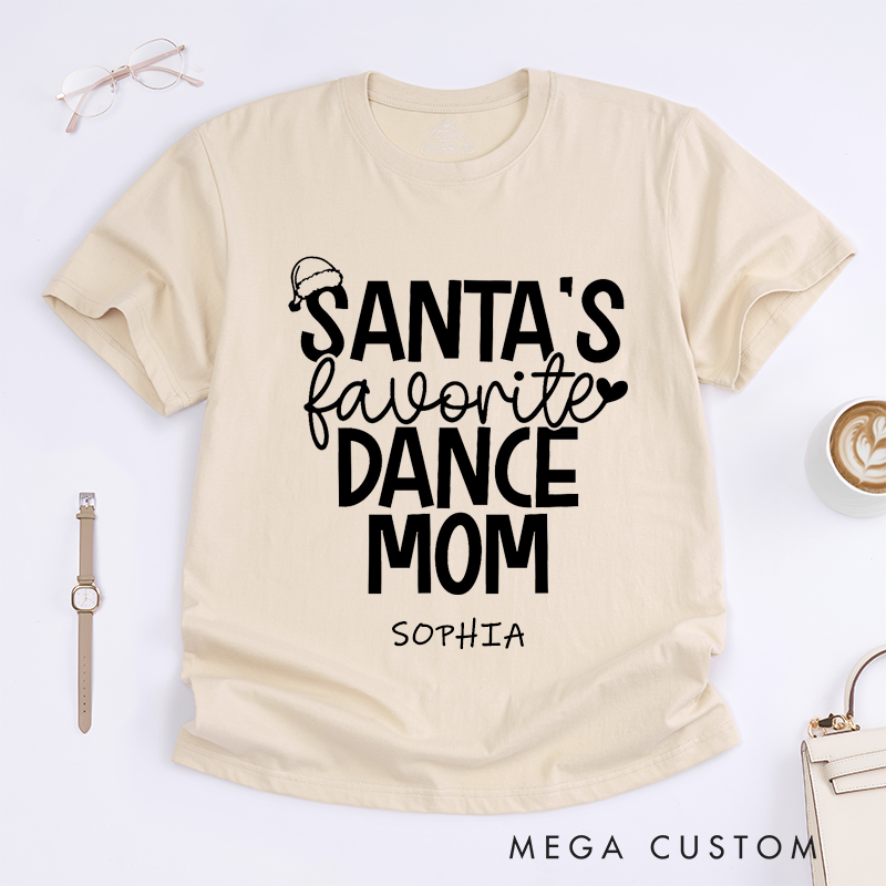 Personalized Dance Mom T-Shirts Custom Name Gift for Proud Mother Who Raises a Dancer Best Mom Appreciation Tee for Women Dance Lover Present