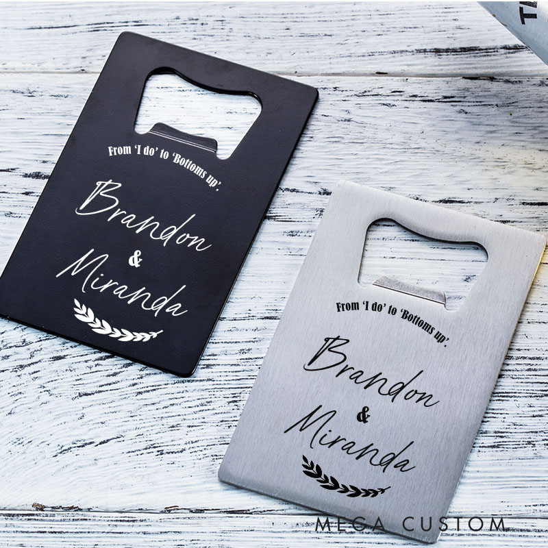 Personalized Card Bottle Opener Creative Bottle Opener Design Ideas for Celebrating New Beginnings and Housewarming Parties
