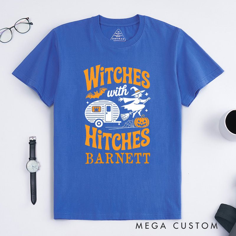 Personalized Camping Halloween Funny Witch Essential T-Shirt Camping Car Rv Pumpkin T-Shirt Gift Outdoor