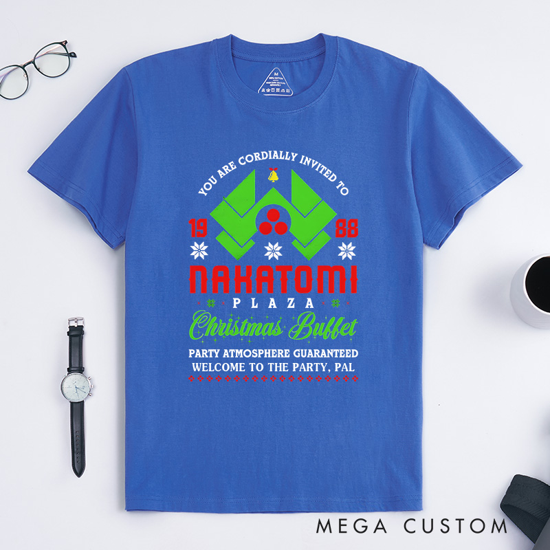 Personalized Christmas Buffet T-Shirt Retro Movie Enthusiasts Christmas Gift for Geek Nerd