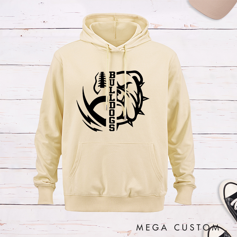 Personalized American Football Hoodie with Custom Name-The Perfect Gift for Fans