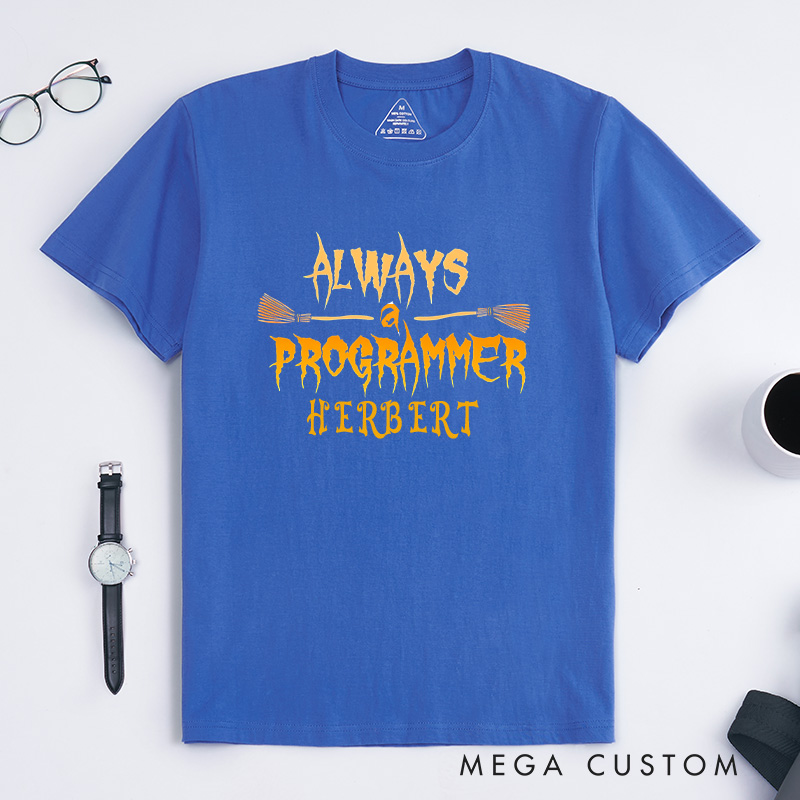 Personalized Geek Halloween T-Shirt Technology Computer Lover Shirt Halloween Gift for Geek Nerd