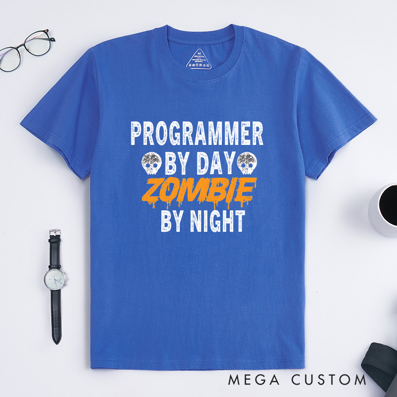 Personalized Programmer Lover Halloween T-Shirt Technology Computer Lovers Shirt Gift for Geek