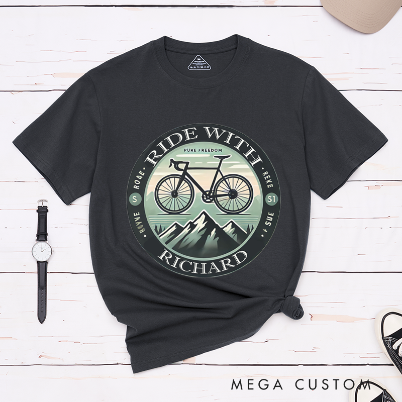 Personalized Cycle Soul Pure Freedom T-Shirt for Outdoor Adventures Riding Cycling Biking Enthusiasts