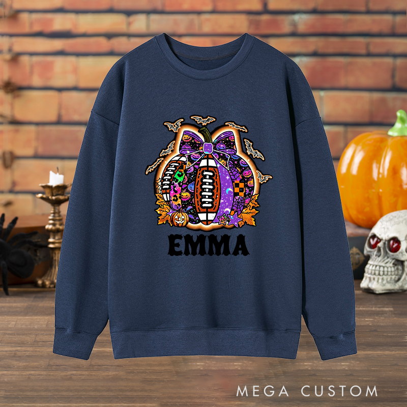 Personalized Halloween Sweatshirt with Custom with Your Name for a Festive Look