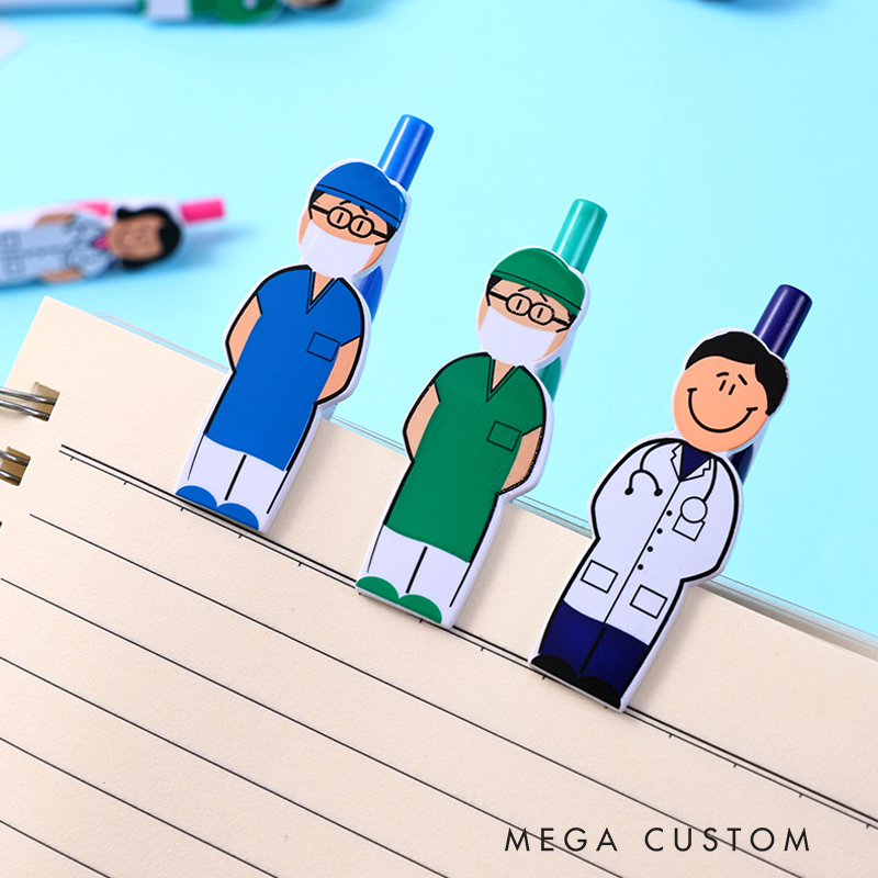 Personalized Nurse Character Pens Custom Nurse Name Pens Nurse Appreciation Gift