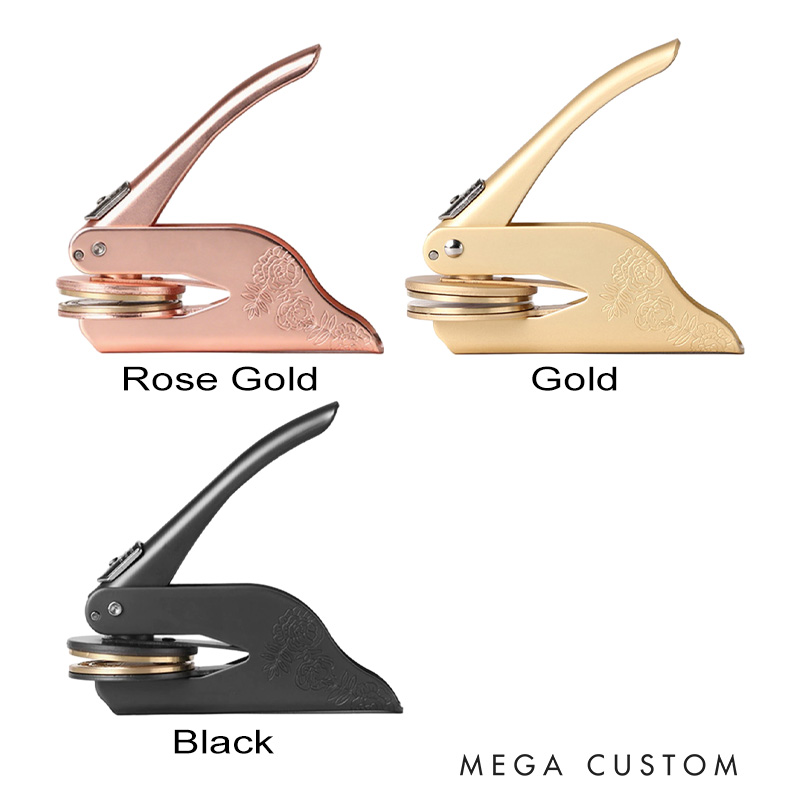 Personalized Religion Faith Luke 1:37 Book Embosser Hand Held Embosser Embossing Stamp with Name Inspirational Gift for Bookworm Christian