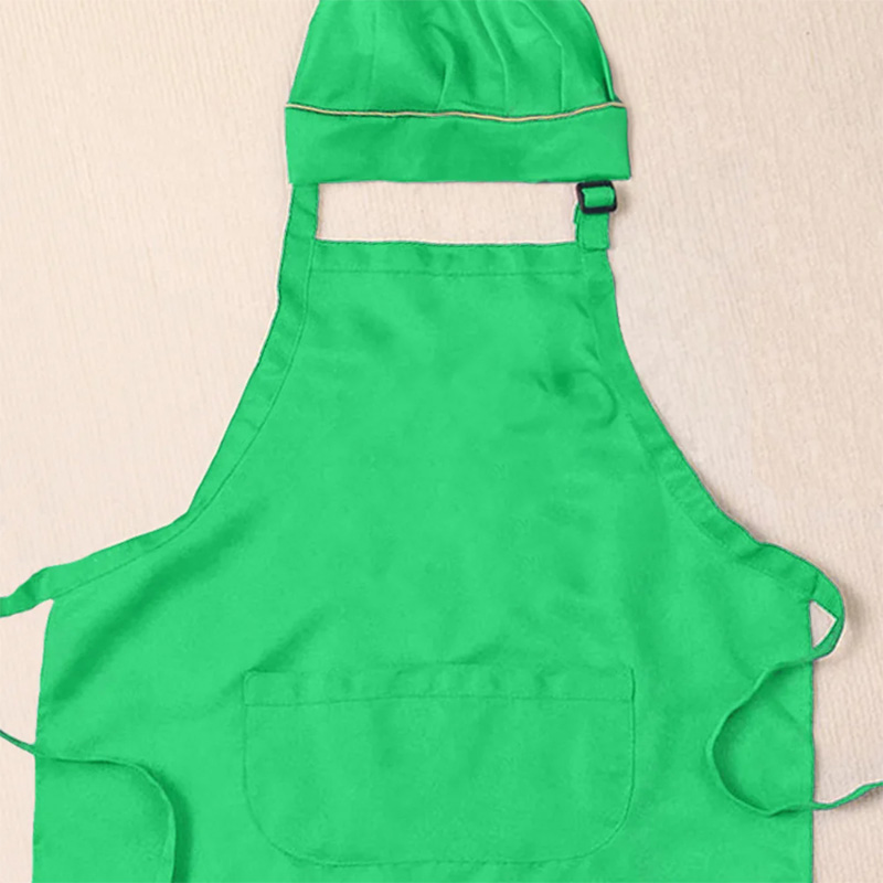 Personalized Adjustable Kid Apron Baking Hat Set Apron Animal Fantasy Apron with Name Baking Lover Gift Birthday Holiday Gift for Kids