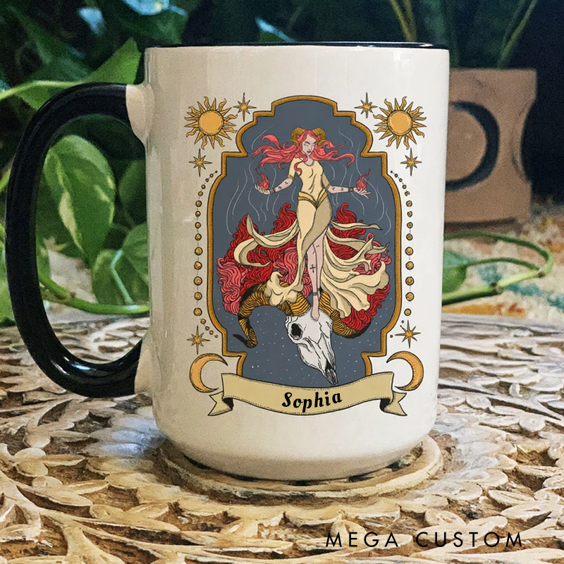 Personalized Zodiac Mug Zodiac Coffee Mug Custom Astrology Gift Custom Zodiac Mug With Name