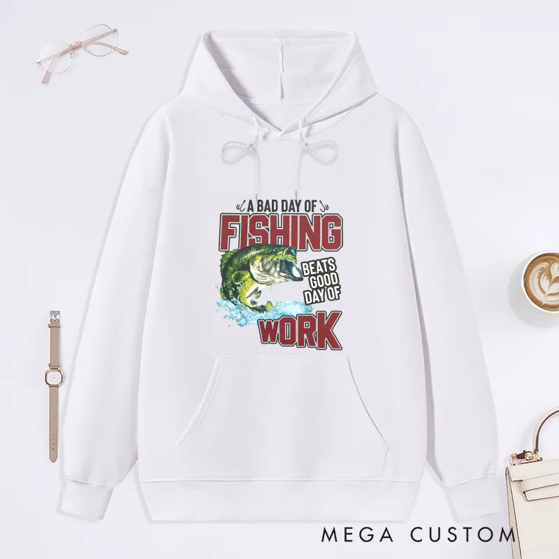 Personalized Christmas Classic Hoodie Fishing Hoodie for Men and Women Fishing Gift Comfortable Outdoor Apparel for Fishing Lovers