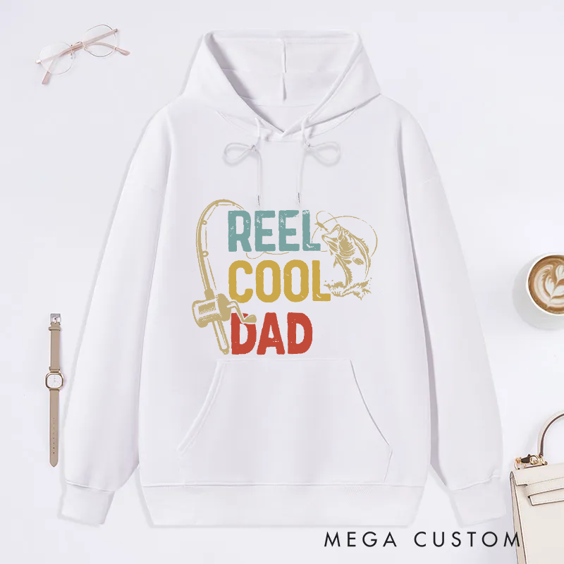Personalized Funny Fishing Sweatshirt Daddy's Fishing Buddy Hoodie Fathers Day Gift Comfortable Gift for Dad Grandpa Fishing Lovers Perfect for Father’s Day or Outdoor Adventures