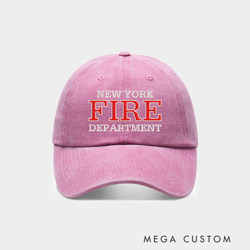 Personalized Firefighter Cap Embroidered Baseball Cap with Custom Firefighter Cap Design Thoughtful Gift for Firefighters