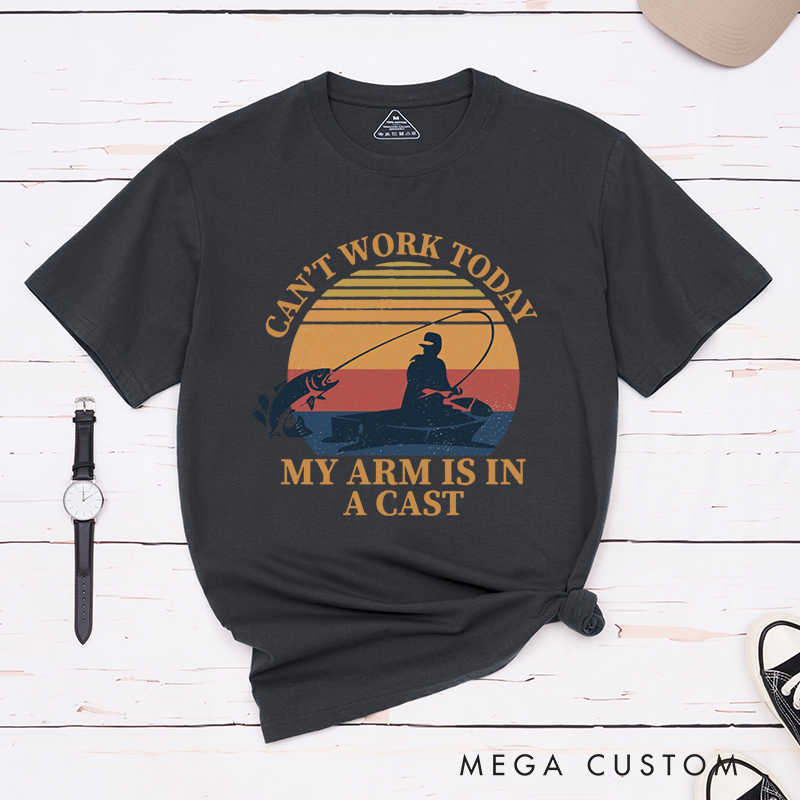 Personalized Funny Sunset Fishing T Shirt for Fishing Lover Great Gift for Dad Husband Grandpa Friends
