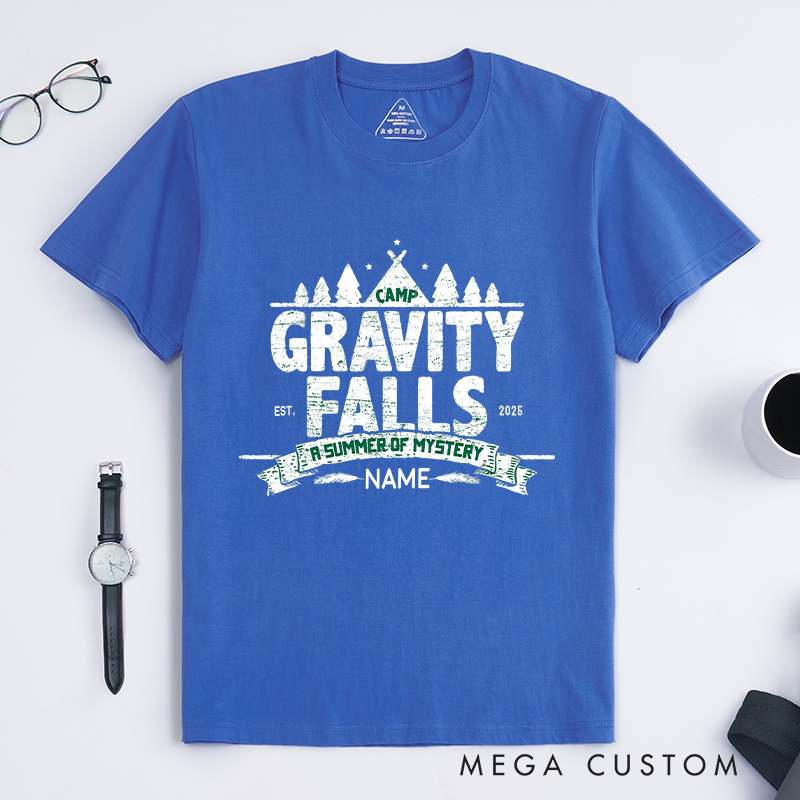 Personalized A Summer of Mystery T-Shirt Hiking Camping Travel Shirt Gift for Travel Mysterious Adventurers Lovers