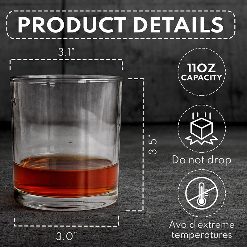 Personalized Father Whiskey Glass Gift For Alcohol Lover Father's Day Gift 