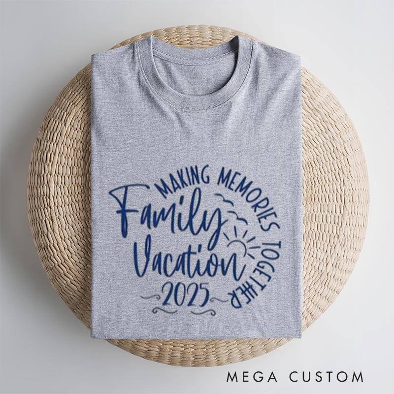 Personalized 2025 Family Vacation Shirts T shirt Beach Squad Shirts Travel Summer Vacation Classic T-shirt