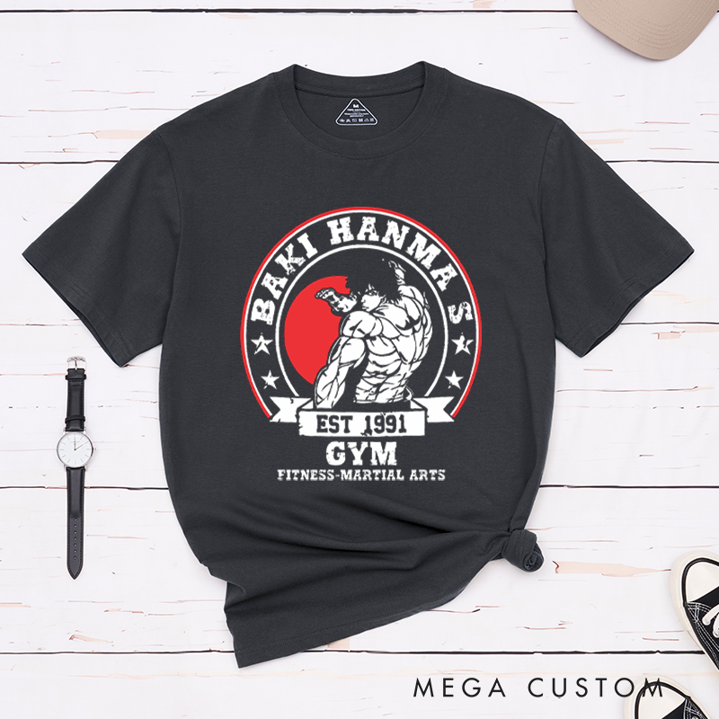 Personalized Martial Arts Fitness T-Shirt with Iconic Martial Artist Graphic for Fitness Enthusiasts Bodybuilders and Gym Lovers