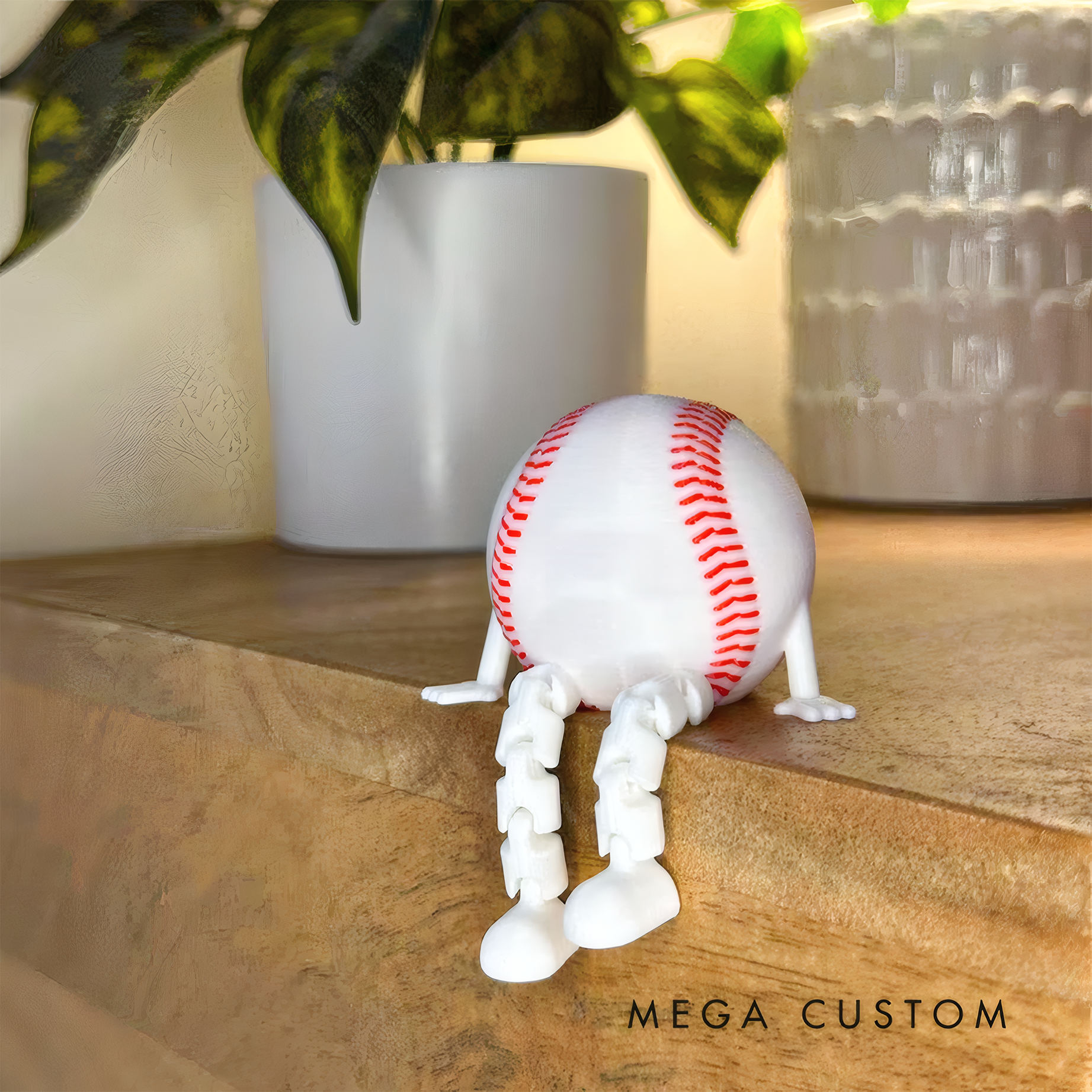 Personalized Basketball Football Volleyball Sports Ball Themed Figurines Creative 3D Printed Decorations