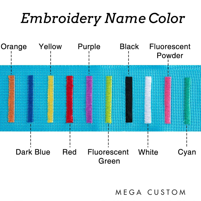 Personalized Adjustable Embroidery Name Luggage Strap for 20in - 28in Suitcase Travel Essential Birthday Gift for Travel Lover