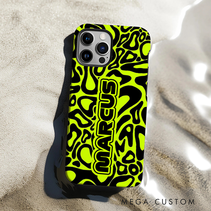Personalized Racing Name Phone Case Custom Name Design for Racers and Racing Lovers