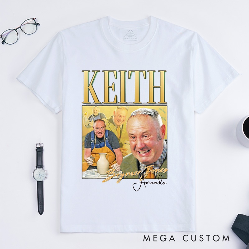 Personalized Keith Brymer Jones Tribute Classic T-Shirts for Pottery Enthusiasts 