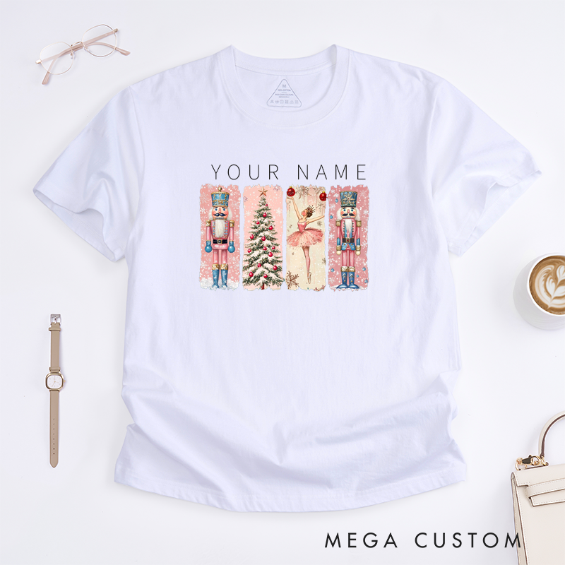 Personalized Dance Ballet T-Shirt Custom Name Gift for Kids Boys Girls Unisex Holiday Dance Outfit Unique Present for Ballet Lovers