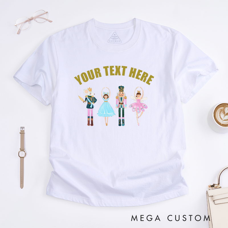 Personalized Dance Ballet T-Shirt Custom Name Gift for Kids Boys Girls Unisex Holiday Dance Outfit Unique Present for Ballet Lovers