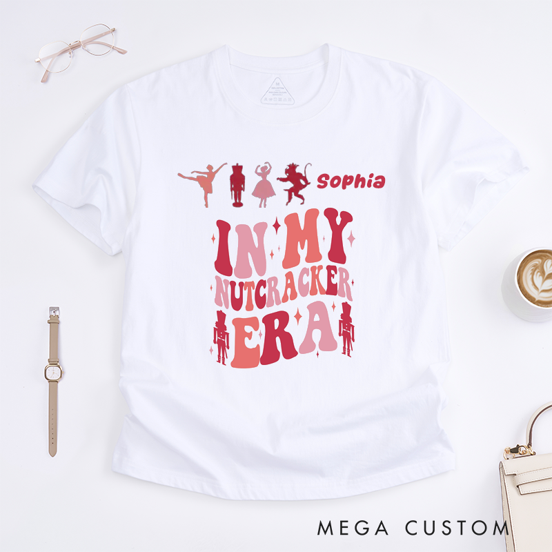 Personalized Ballet Era T-Shirt Custom Name Gift Unique Dance Performance Tee for Kids Girls Boys Unisex Present Family