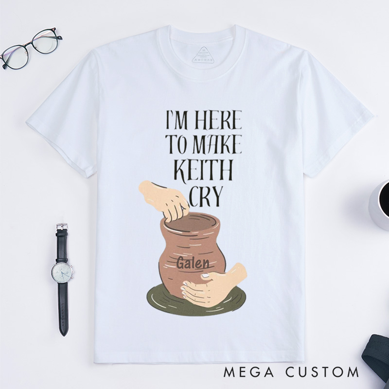 Personalized Ceramicist Top Clay Artist Classic T-Shirts Potter T-Shirt Unisex Tee Funny Saying