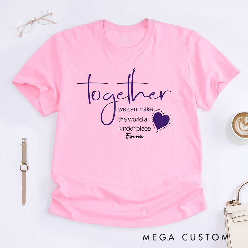 Personalized Dementia Doesn't Come with a Manual It Comes with a Daughter Who Never Gives up Alzheimer's Awareness T-Shirt