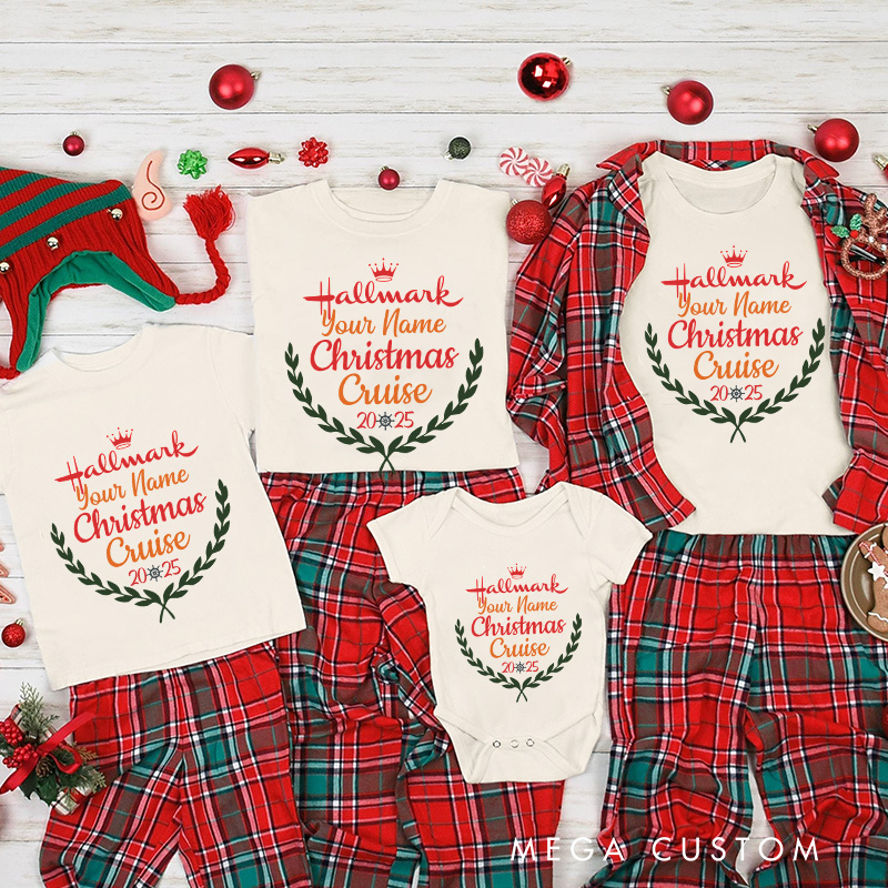 Personalized Classic Christmas Movie Inspired Movie Watching Cruise Christmas Family Matching Shirts Group Shirts Movie Holiday Shirt