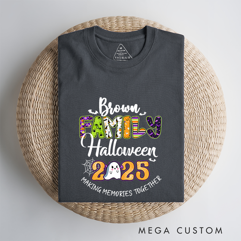 Personalized Halloween Making Memories Together Classic T-Shirt Halloween Party Gift