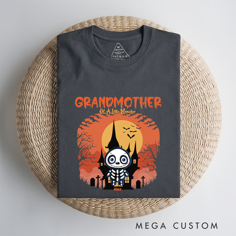 Personalized Grandma of little Monsters Classic T-shirt Halloween Gift Gift for Grandma