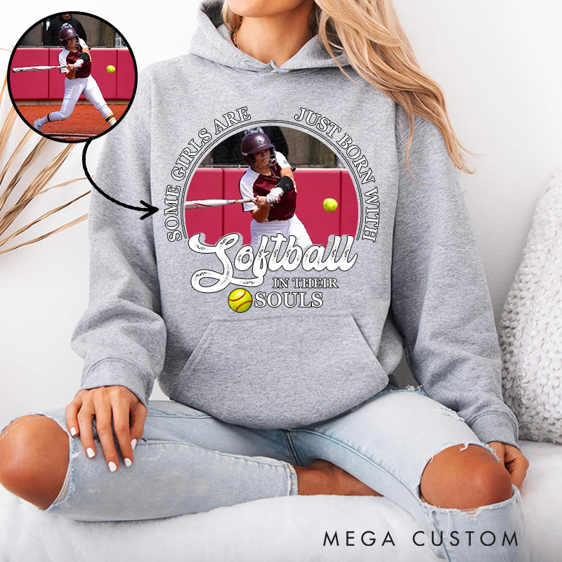 Personalized Sports Themed Hoodie with Custom Image and Motivational Design  