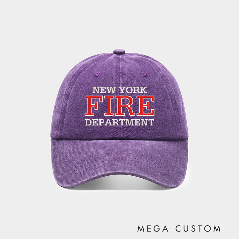 Personalized Firefighter Cap Embroidered Baseball Cap with Custom Firefighter Cap Design Thoughtful Gift for Firefighters
